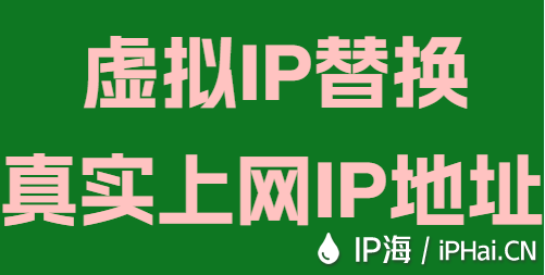虛擬IP替換真實上網IP地址