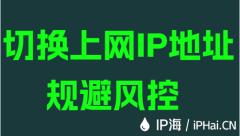 切換上網IP地址規避風控