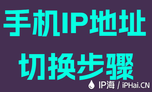 手機(jī)IP地址切換步驟